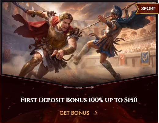 First Deposit Bonus 100% up to €150