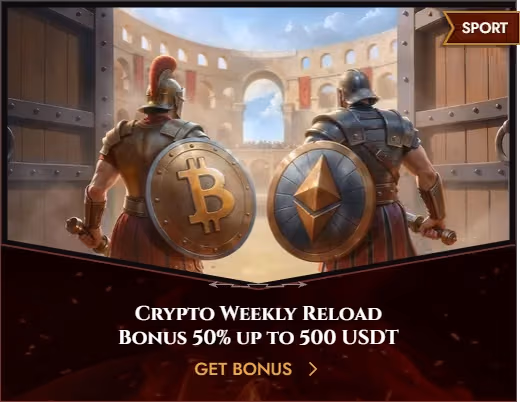 Legiano Crypto Weekly Bonus up to 500 USDT