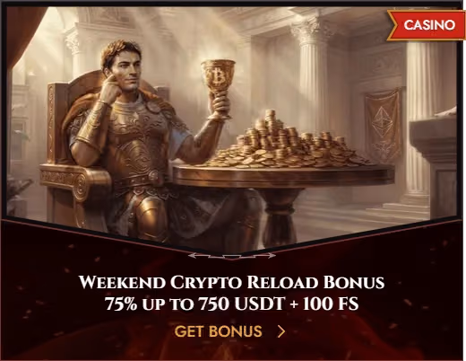Legiano Crypto Reload Bonus