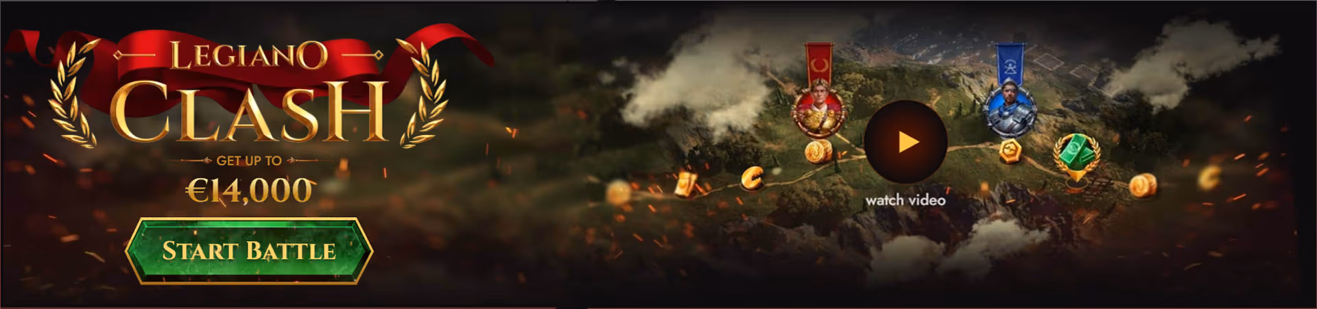 Legiano Casino Clash - Get up to €14,000